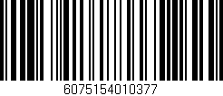 Código de barras (EAN, GTIN, SKU, ISBN): '6075154010377'