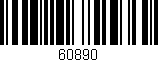 Código de barras (EAN, GTIN, SKU, ISBN): '60890'