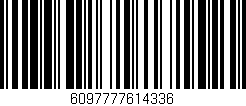 Código de barras (EAN, GTIN, SKU, ISBN): '6097777614336'