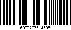 Código de barras (EAN, GTIN, SKU, ISBN): '6097777614695'