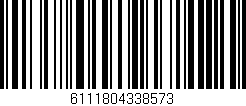 Código de barras (EAN, GTIN, SKU, ISBN): '6111804338573'