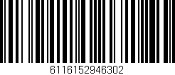 Código de barras (EAN, GTIN, SKU, ISBN): '6116152946302'