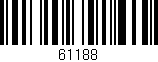 Código de barras (EAN, GTIN, SKU, ISBN): '61188'