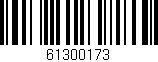 Código de barras (EAN, GTIN, SKU, ISBN): '61300173'