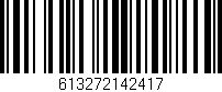 Código de barras (EAN, GTIN, SKU, ISBN): '613272142417'