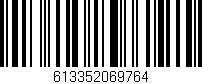 Código de barras (EAN, GTIN, SKU, ISBN): '613352069764'