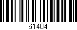 Código de barras (EAN, GTIN, SKU, ISBN): '61404'