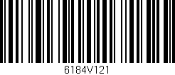 Código de barras (EAN, GTIN, SKU, ISBN): '6184V121'