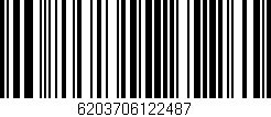 Código de barras (EAN, GTIN, SKU, ISBN): '6203706122487'