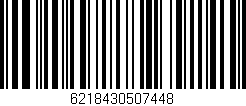 Código de barras (EAN, GTIN, SKU, ISBN): '6218430507448'