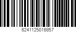 Código de barras (EAN, GTIN, SKU, ISBN): '6241125016857'