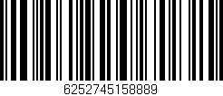 Código de barras (EAN, GTIN, SKU, ISBN): '6252745158889'