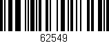 Código de barras (EAN, GTIN, SKU, ISBN): '62549'