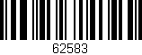 Código de barras (EAN, GTIN, SKU, ISBN): '62583'