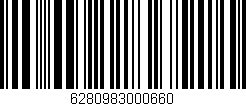 Código de barras (EAN, GTIN, SKU, ISBN): '6280983000660'