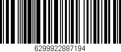 Código de barras (EAN, GTIN, SKU, ISBN): '6299922887194'