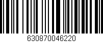 Código de barras (EAN, GTIN, SKU, ISBN): '630870046220'