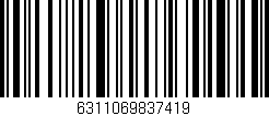 Código de barras (EAN, GTIN, SKU, ISBN): '6311069837419'