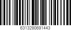 Código de barras (EAN, GTIN, SKU, ISBN): '6313280691443'