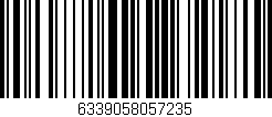 Código de barras (EAN, GTIN, SKU, ISBN): '6339058057235'
