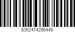 Código de barras (EAN, GTIN, SKU, ISBN): '6352474296446'