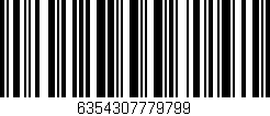 Código de barras (EAN, GTIN, SKU, ISBN): '6354307779799'