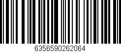Código de barras (EAN, GTIN, SKU, ISBN): '6356590262064'