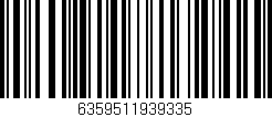 Código de barras (EAN, GTIN, SKU, ISBN): '6359511939335'