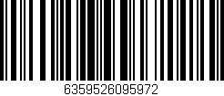 Código de barras (EAN, GTIN, SKU, ISBN): '6359526095972'