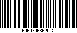 Código de barras (EAN, GTIN, SKU, ISBN): '6359795652043'