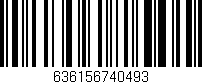 Código de barras (EAN, GTIN, SKU, ISBN): '636156740493'