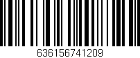 Código de barras (EAN, GTIN, SKU, ISBN): '636156741209'