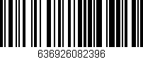 Código de barras (EAN, GTIN, SKU, ISBN): '636926082396'