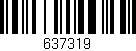 Código de barras (EAN, GTIN, SKU, ISBN): '637319'