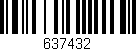 Código de barras (EAN, GTIN, SKU, ISBN): '637432'