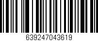 Código de barras (EAN, GTIN, SKU, ISBN): '639247043619'