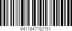 Código de barras (EAN, GTIN, SKU, ISBN): '6411847152151'