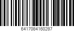 Código de barras (EAN, GTIN, SKU, ISBN): '6417084160287'