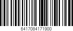 Código de barras (EAN, GTIN, SKU, ISBN): '6417084171900'