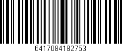 Código de barras (EAN, GTIN, SKU, ISBN): '6417084182753'