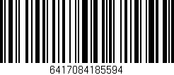 Código de barras (EAN, GTIN, SKU, ISBN): '6417084185594'