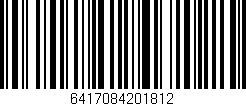 Código de barras (EAN, GTIN, SKU, ISBN): '6417084201812'