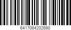 Código de barras (EAN, GTIN, SKU, ISBN): '6417084202680'