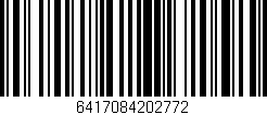 Código de barras (EAN, GTIN, SKU, ISBN): '6417084202772'