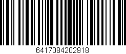 Código de barras (EAN, GTIN, SKU, ISBN): '6417084202918'