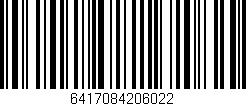 Código de barras (EAN, GTIN, SKU, ISBN): '6417084206022'