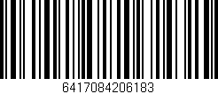 Código de barras (EAN, GTIN, SKU, ISBN): '6417084206183'