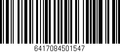 Código de barras (EAN, GTIN, SKU, ISBN): '6417084501547'