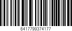 Código de barras (EAN, GTIN, SKU, ISBN): '6417799374177'