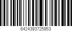 Código de barras (EAN, GTIN, SKU, ISBN): '6424393725953'